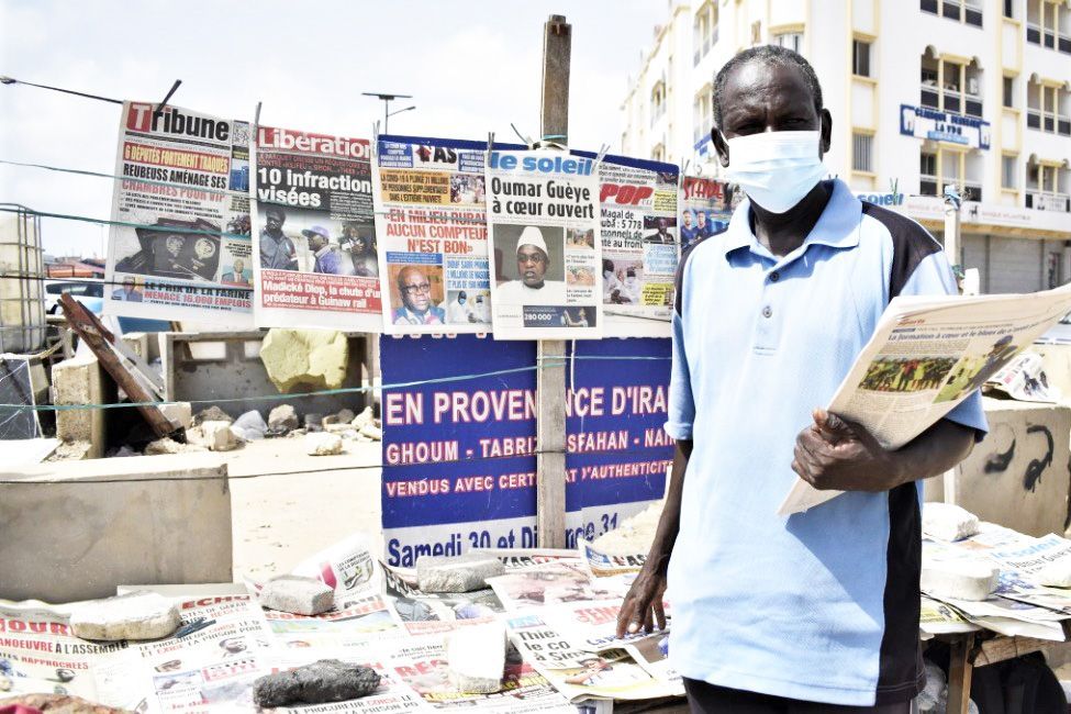 Dakar's Newspaper Man